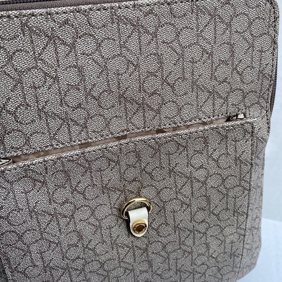 New Calvin Klein almond/wht Women’s Backpack